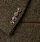 Purdey - Hawick Unstructured Wool and Cashmere-Blend Tweed Blazer - Green