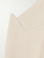 TOM FORD - Atticus Slim-Fit Basketweave Wool, Silk and Linen-Blend Blazer - Neutrals