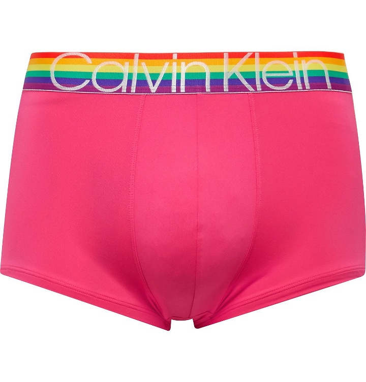 Photo: Calvin Klein Underwear - Stretch-Jersey Boxer Briefs - Pink