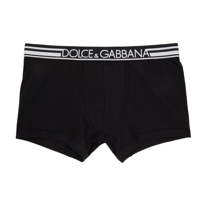 Dolce and Gabbana Black DNA Regular Boxers Dolce & Gabbana