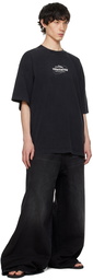 VETEMENTS Black Spring Water T-Shirt