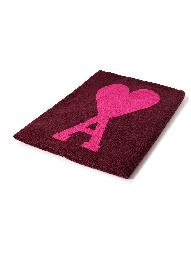 Photo: AMI PARIS - Logo-Jacquard Organic Cotton-Terry Beach Towel