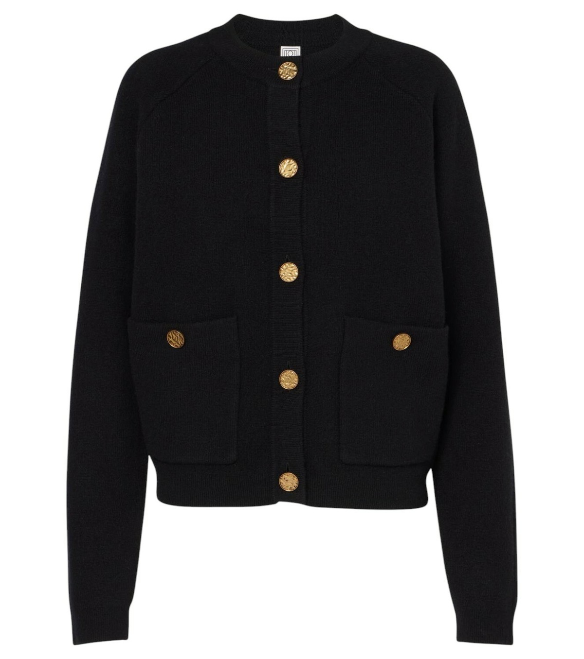Toteme Women's Viscose Blend Cardigan Black