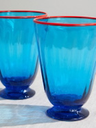 La DoubleJ - Rainbow Set of Two Murano Glasses