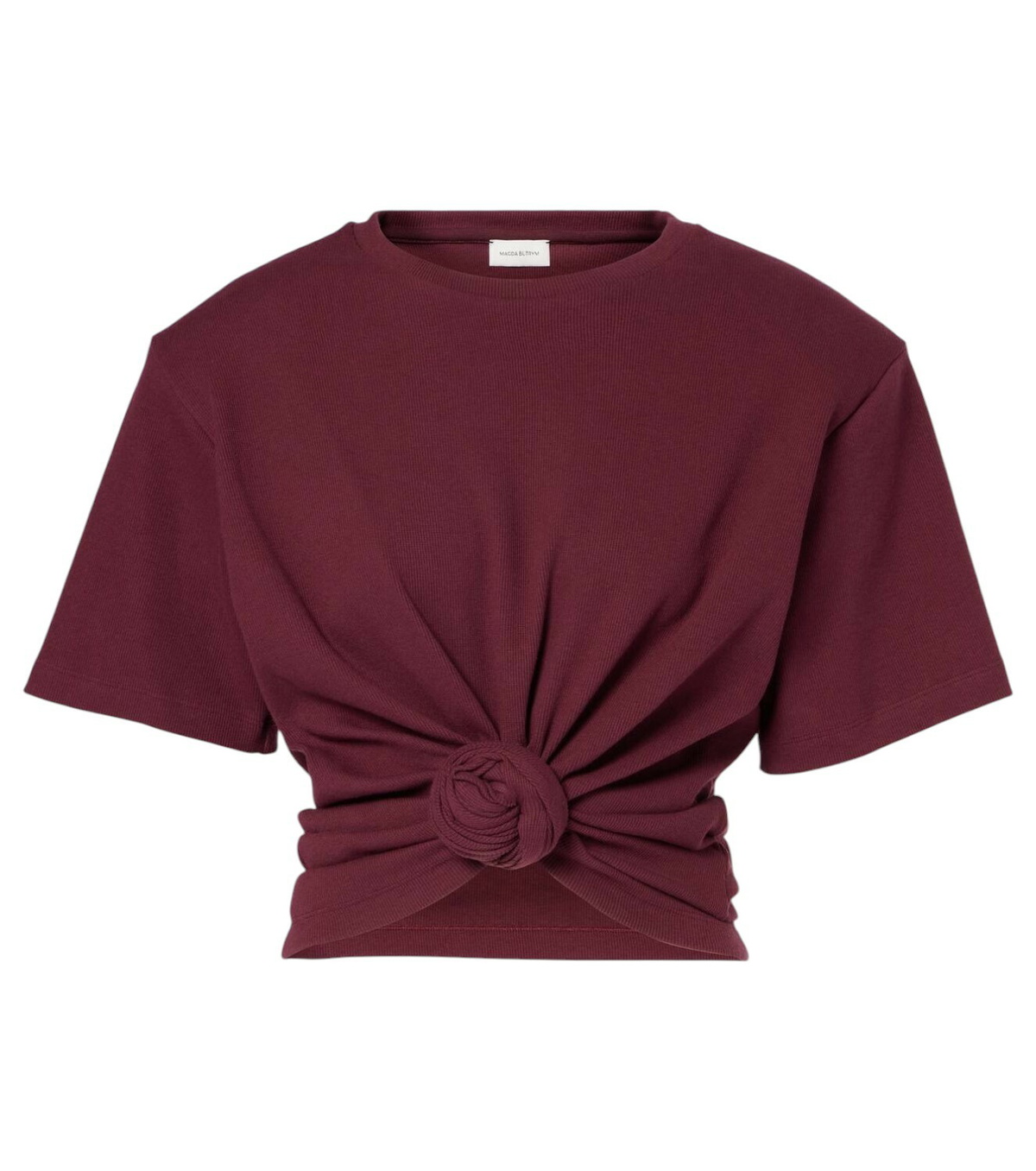 Magda Butrym White Knotted T-shirt Magda Butrym