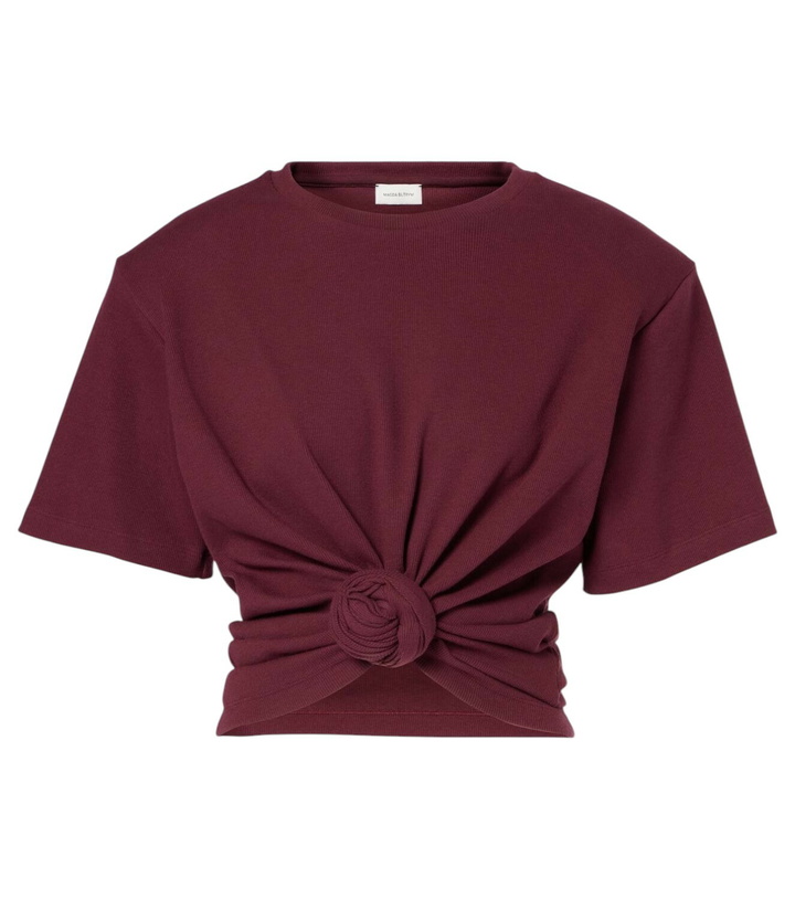 Photo: Magda Butrym Cotton-blend jersey T-shirt