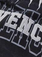 Givenchy - Oversized Logo-Detailed Cotton-Jersey Hoodie - Gray