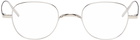 Givenchy Silver Oval Glasses