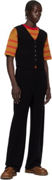 Guest in Residence Black Tailored Vest