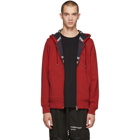 Burberry Red Fordson Core Hoodie