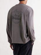 Aimé Leon Dore - Logo-Embroidered Cotton-Jersey T-Shirt - Gray