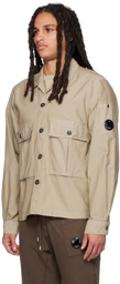 C.P. Company Beige Buttoned Shirt