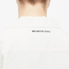 MKI Men's Seersucker Vacation Shirt in Off White