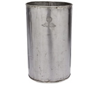 Puebco Round Trash Can in Steel