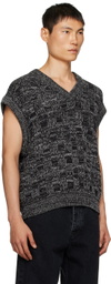 Filippa K Black & White Square Vest
