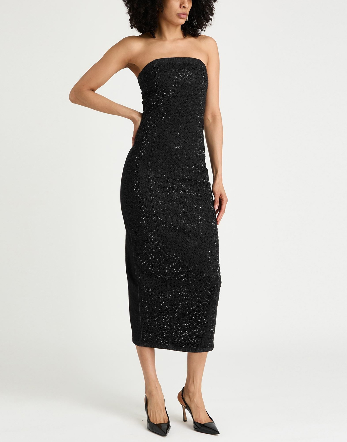 Gestuz Womens Midi dress in Black