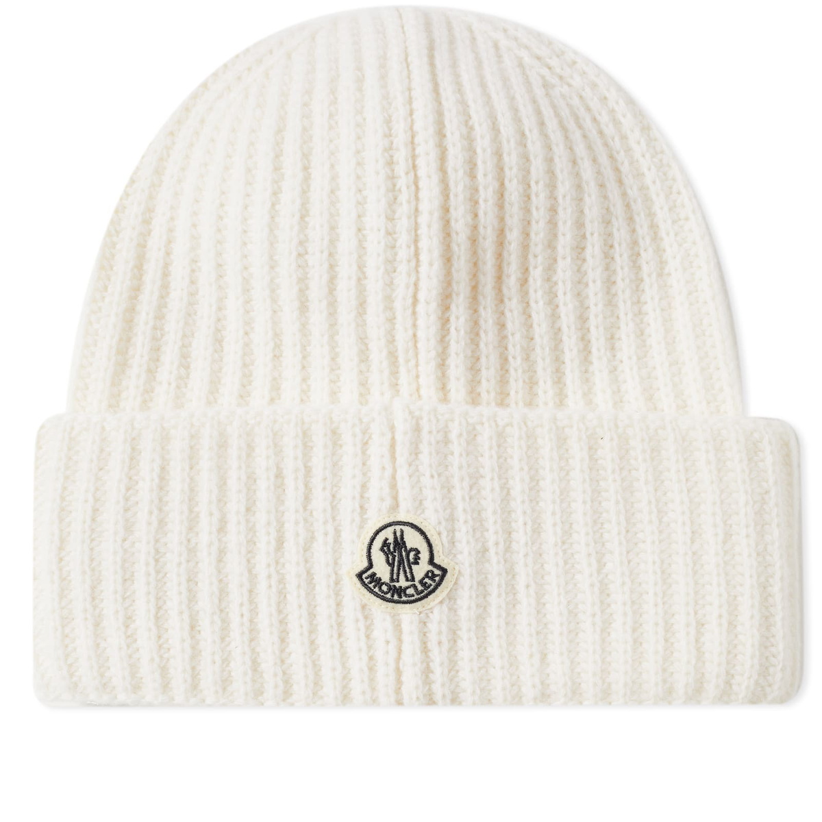 Moncler Men's Genius x Fragment Beanie in Off White Moncler