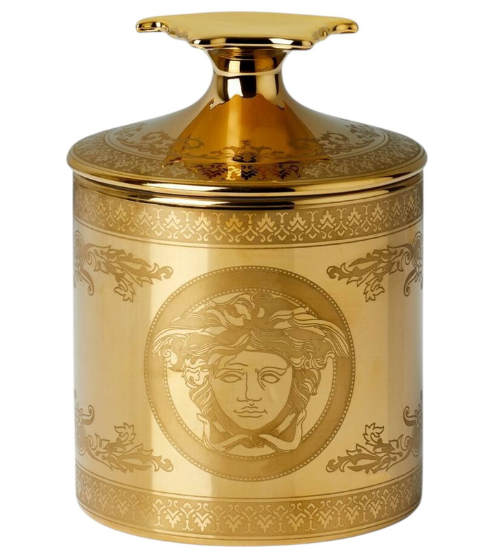 Photo: Versace Home Golden Medusa scented candle
