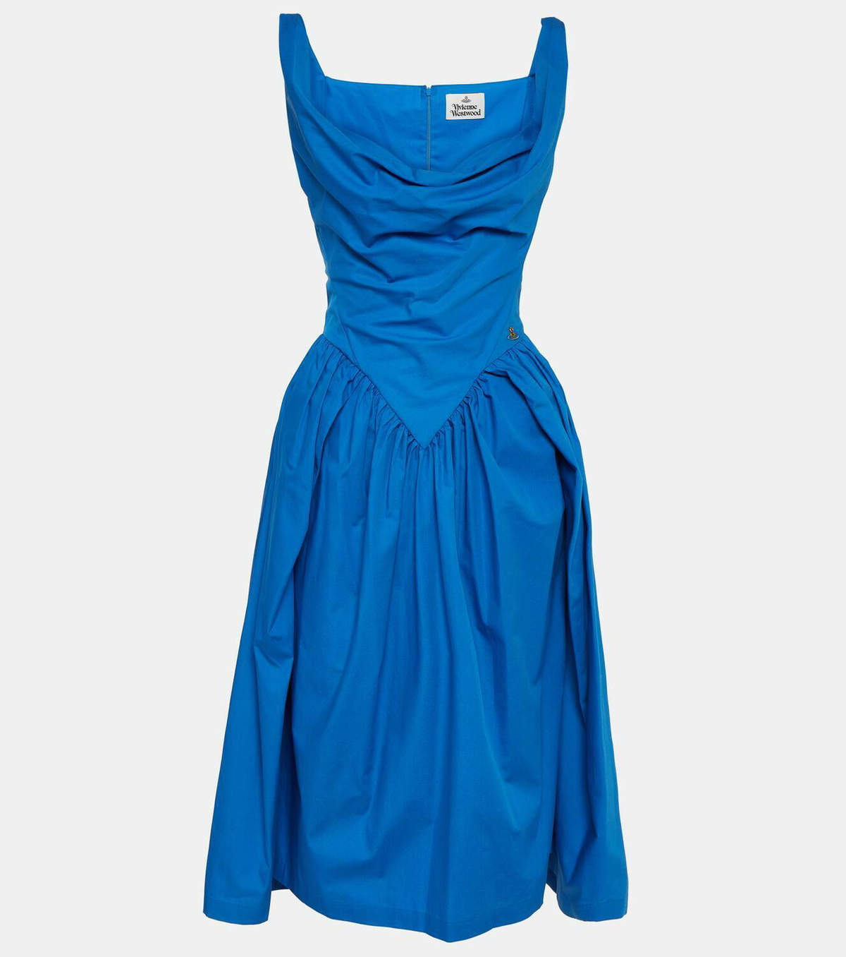 Vivienne Westwood Sunday cotton poplin midi dress Vivienne