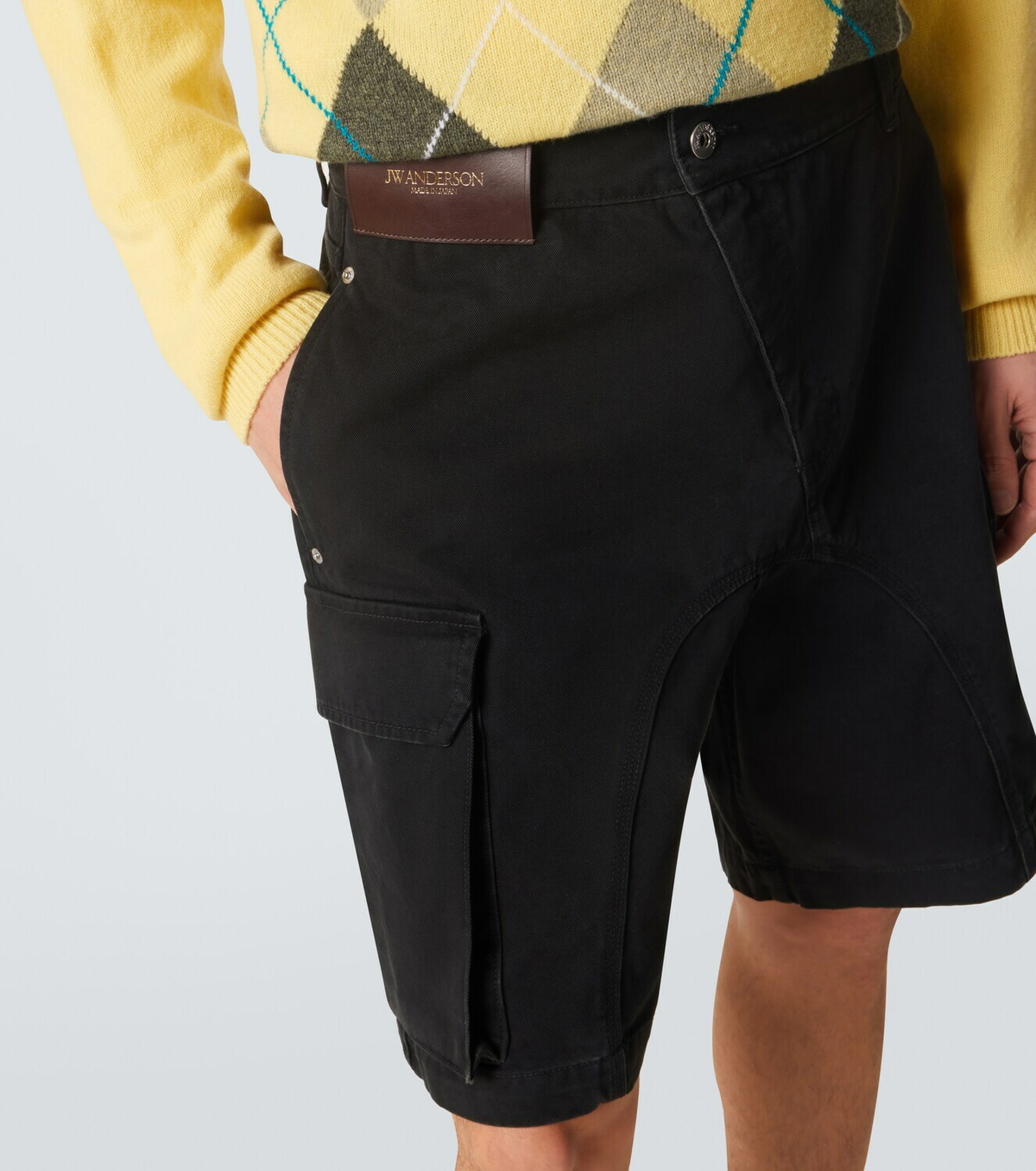 JW Anderson Twisted cotton shorts