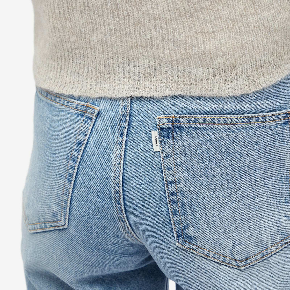 パンツ ^Dunst^ ESSENTIAL STRAIGHT JEANS LIGHT BLUE UDPA4C204B1 DUNST Women's Essential Straight Full Length Jeans in Light