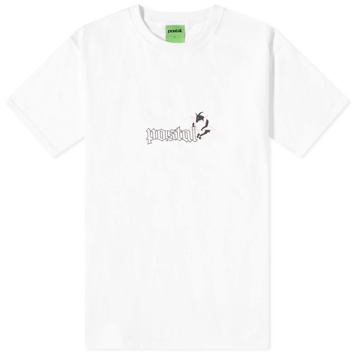 Photo: POSTAL Men's Pentagram T-Shirt in White