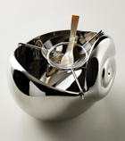 L'Objet x Jessica McCormack stainless steel caviar dish and spoon set