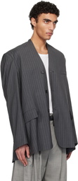 Hed Mayner Gray Cashmere Blazer
