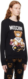 Moschino Black Teddy Bear Sweatshirt