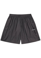 Mki Miyuki Zoku Hyperlight Wind Logo Nylon-blend Shorts Raisin