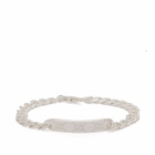 Gucci Men's Signature GG Bracelet in Silver