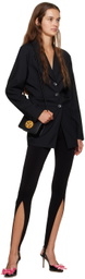 Puppets and Puppets Black Gathered Blazer