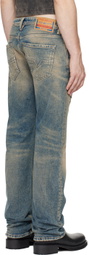 Diesel Blue Straight 1985 Larkee 09k32 Jeans