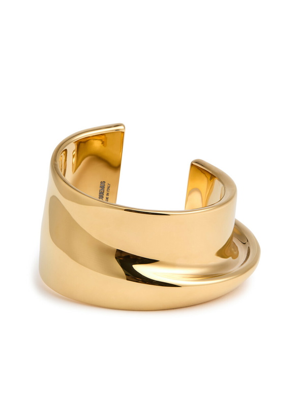 Photo: Jacquemus The J Cuff Bracelet - Gold - One Size