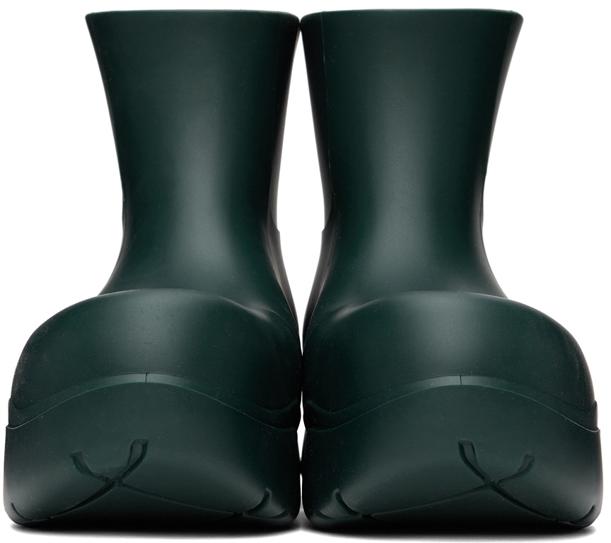 Bottega Veneta Green Puddle Boots Bottega Veneta