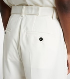 Sacai Belted barrel-leg pants