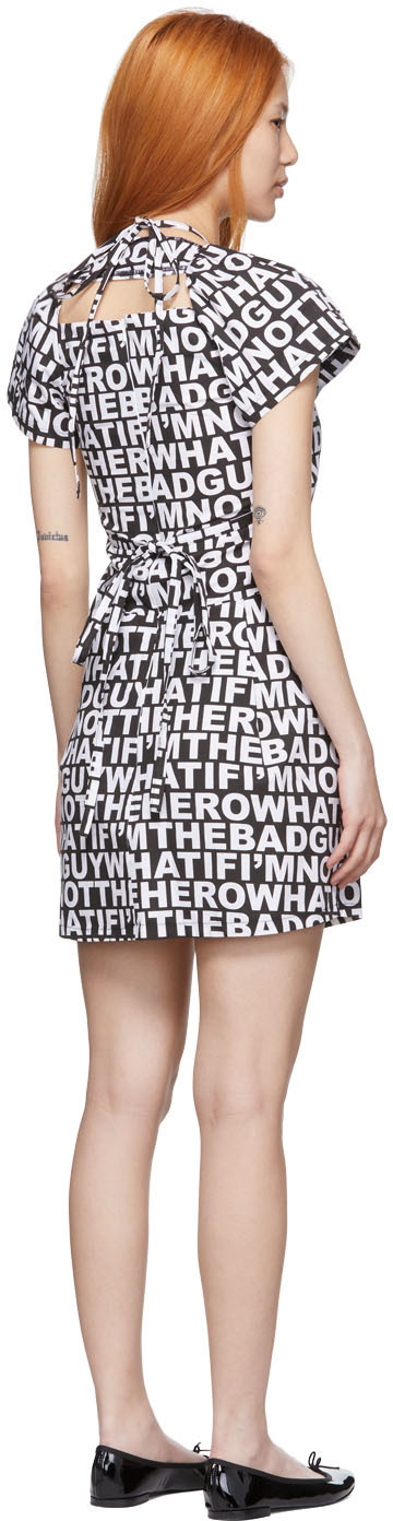 Rose Murdoch Black & White Sasha Mini Dress