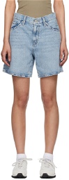 Levi's Blue Highwater Denim Shorts