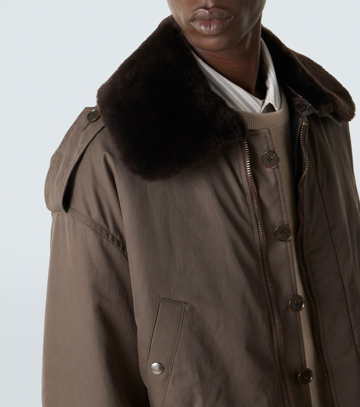 Auralee Cotton gabardine blouson jacket Auralee