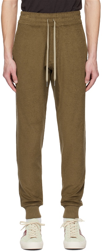 Photo: TOM FORD Brown Towelling Lounge Pants