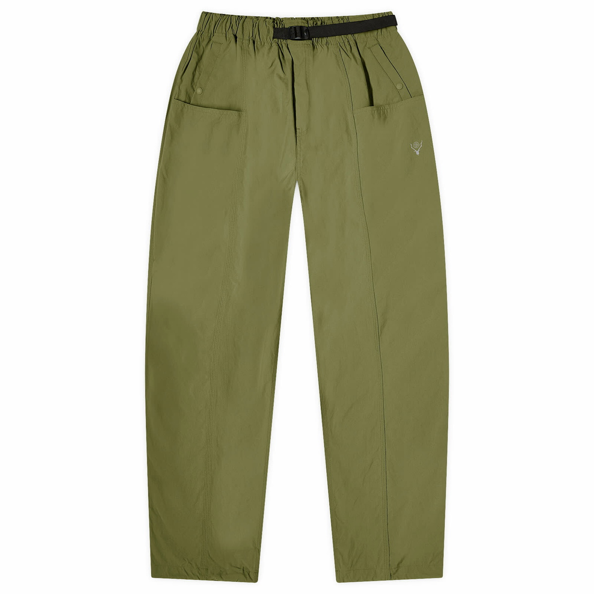 South2 West8 Men's Belted C.S. Trousers in Light Olive South2 West8