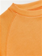 DISTRICT VISION - Sati Loopback Cotton-Jersey Sweatshirt - Orange