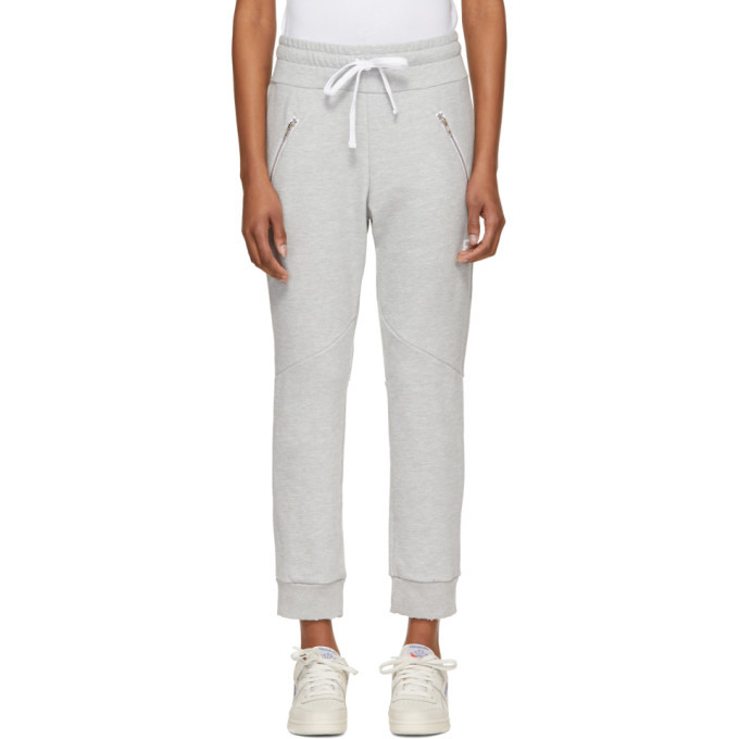 Photo: Baja East Grey Logo Moto Lounge Pants