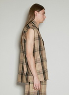 VTMNTS Flannel Sleeveless Shirt