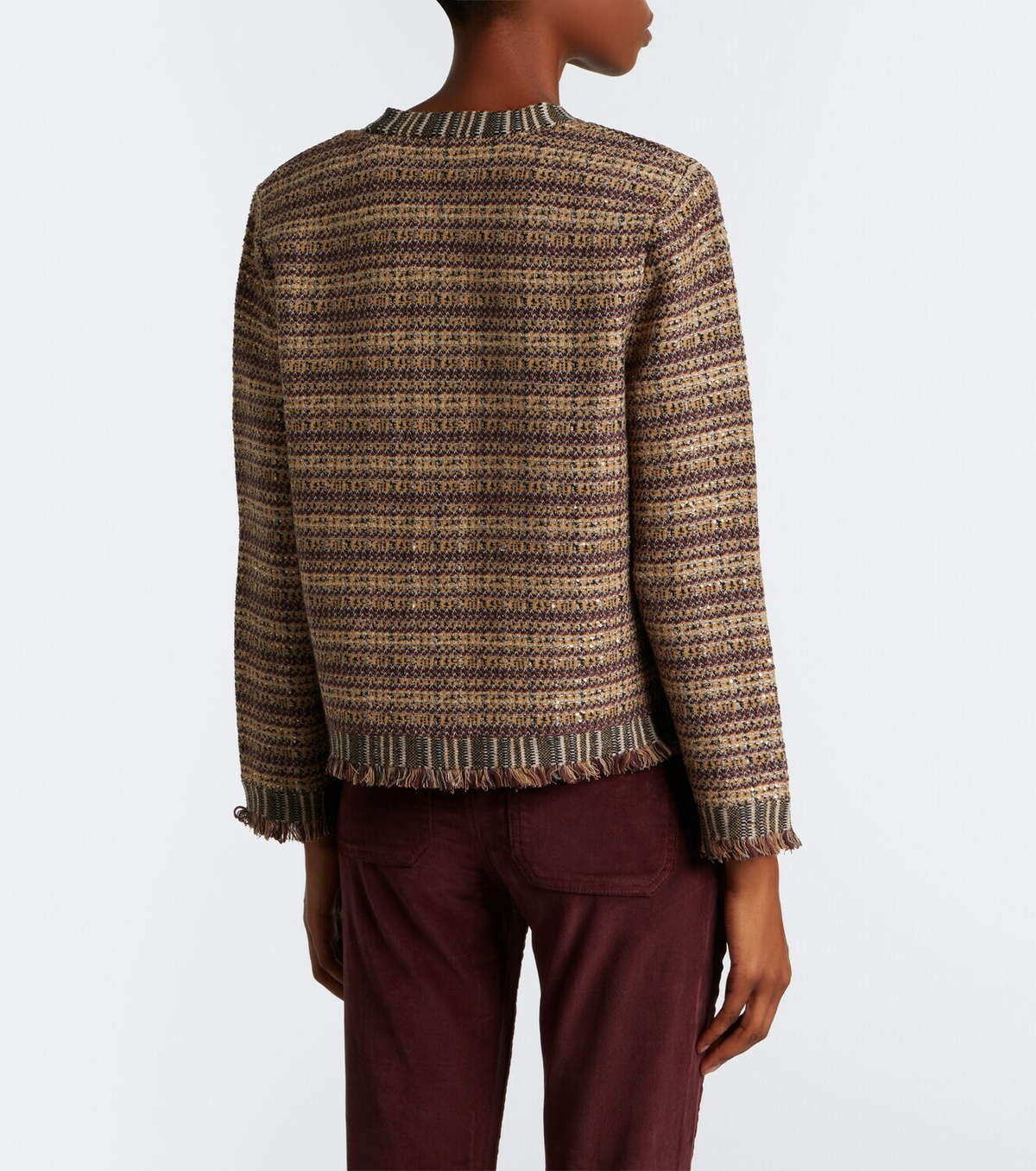 Veronica Beard Sariyah cropped tweed jacket