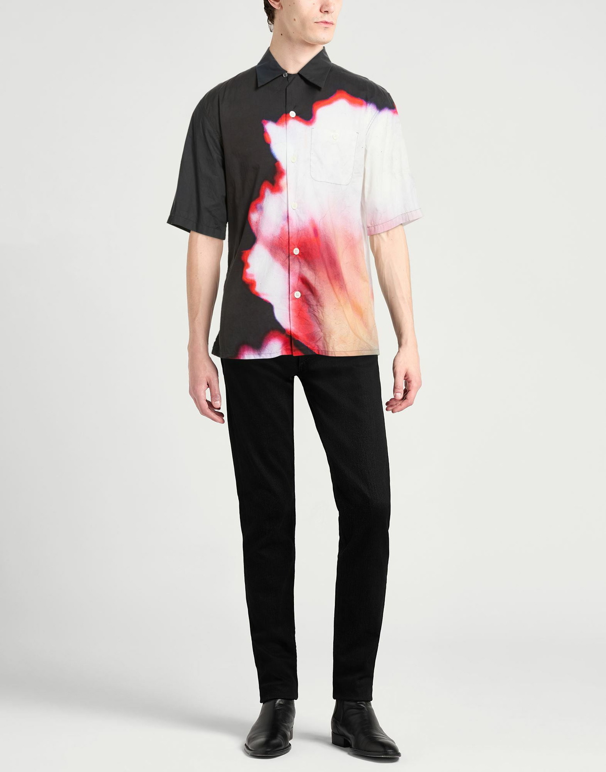 Mcqueen Mens Shirt in Black
