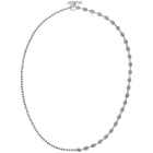 WWW.WILLSHOTT Silver 2 Link Split Chain Necklace