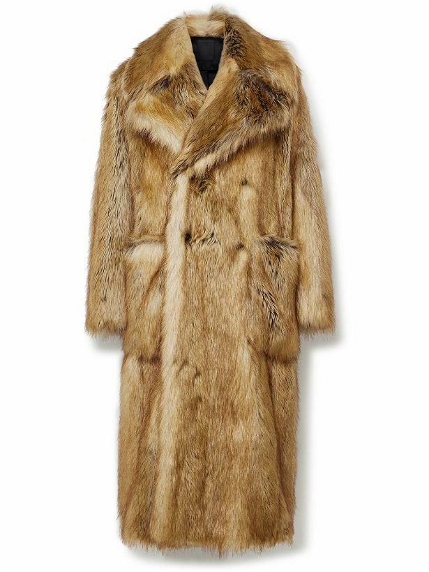 Photo: Givenchy - Oversized Faux Fur Coat - Neutrals