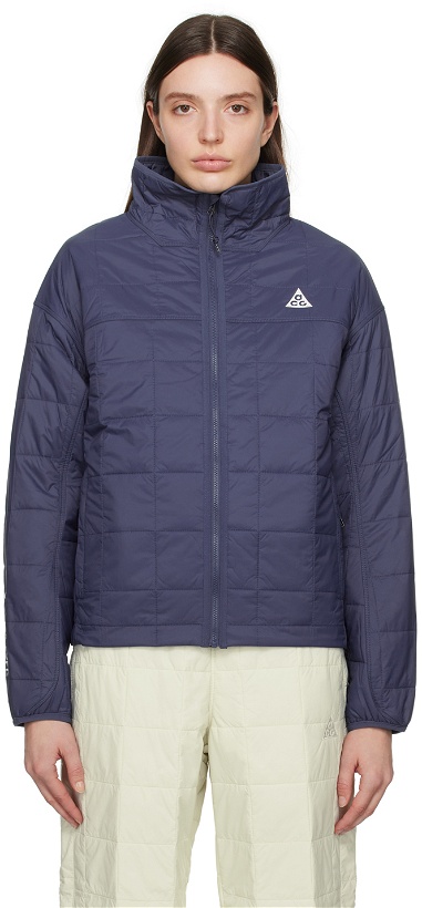Photo: Nike Blue Quilted Jacket