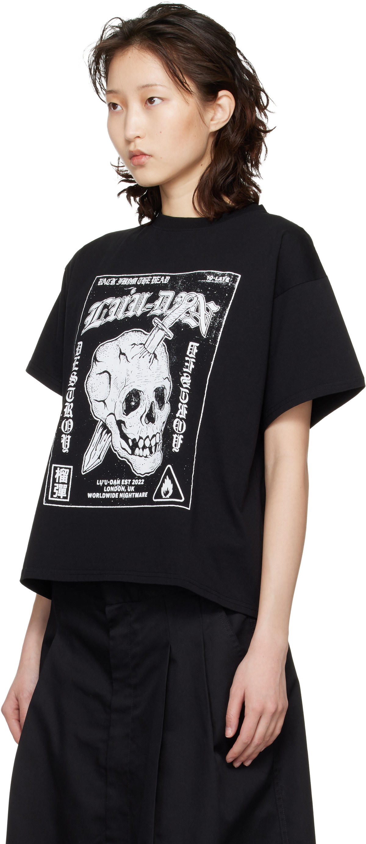 LU'U DAN Black Box T-shirt